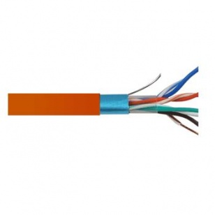 Кабель FTP 5E 4x2xAWG24 нг(А) - HF, 500м, медь, Eletec