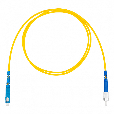 DATAREX SC-FC симплекс (simplex) OS2, нг(А)-HF, желтый, 10 м Шнур оптический коммутационный (патч-корд)