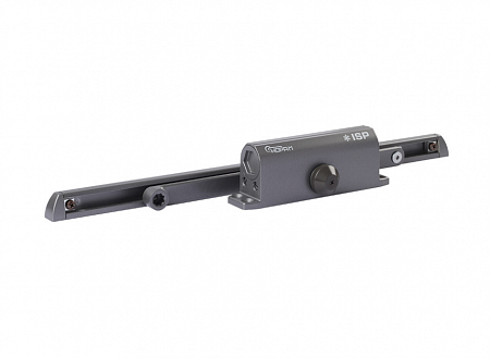 Доводчик ISPARUS 430 Slider (графит) (от 40 до 100 кг/1500мм) морозостойкий, от -45 °С до +60 °С со скользящей тягой