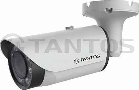 Tantos TSi-Pn225VPZ (2.8-12) 2Mp IP видеокамера уличная цилиндрическая с ИК подсветкой