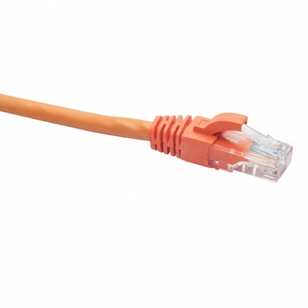 RJ45-RJ45 U/UTP Cat.5e LSZH нг(А)-HF (DR-181820), Патч-корд (коммутационный шнур), 10м, оранжевый