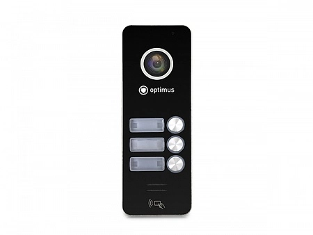 Optimus DSH-1080/3 Вызывная панель видеодомофона (черный)