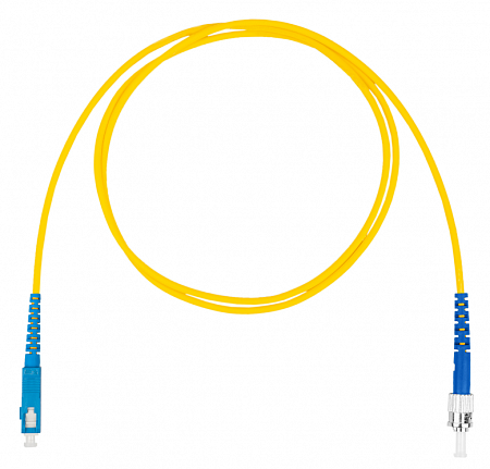 DATAREX SC-ST симплекс (simplex) OS2, нг(А)-HF, желтый, 7,0 м Шнур оптический коммутационный (патч-корд)