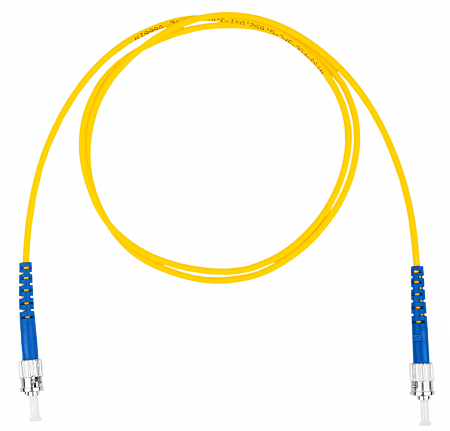 DATAREX ST-ST симплекс (simplex) OS2, нг(А)-HF, желтый, 15 м Шнур оптический коммутационный (патч-корд)